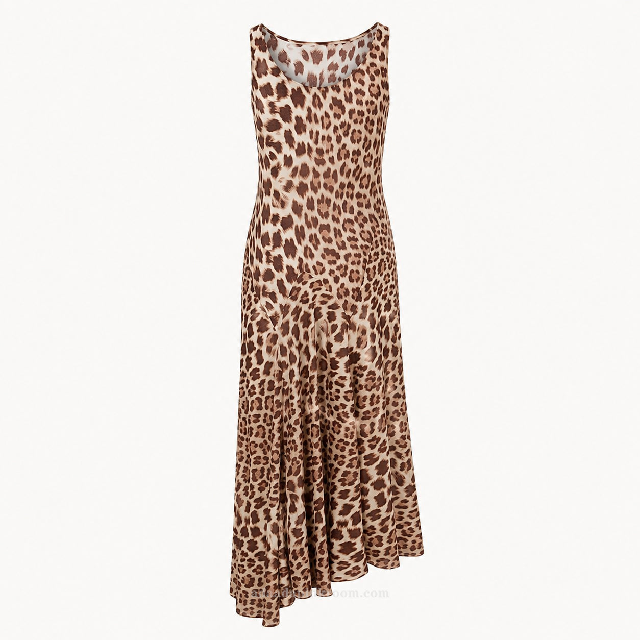 Leopard Print Midi Dress