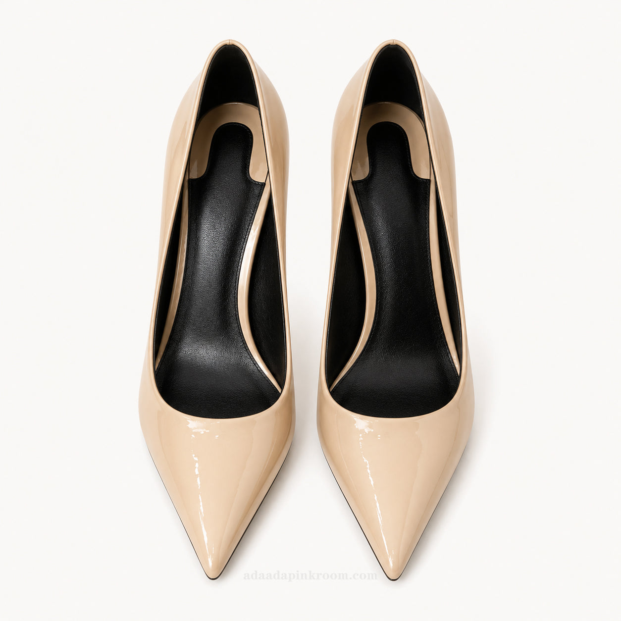 Calfskin Pointed-Toe Pumps