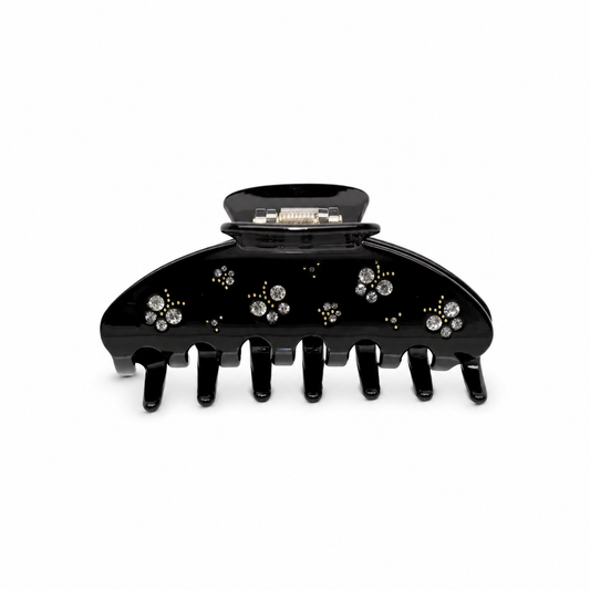 Midnight Sweetheart Large Hair Claw Clip