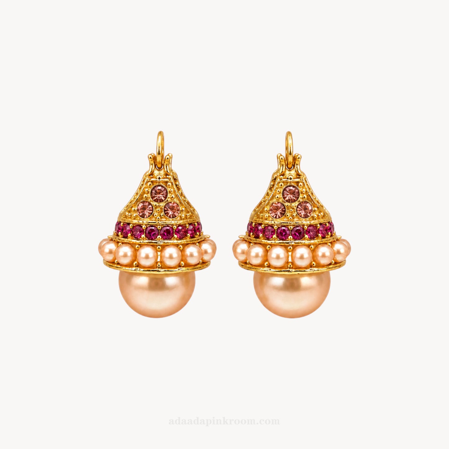 Pearl Dome Earrings