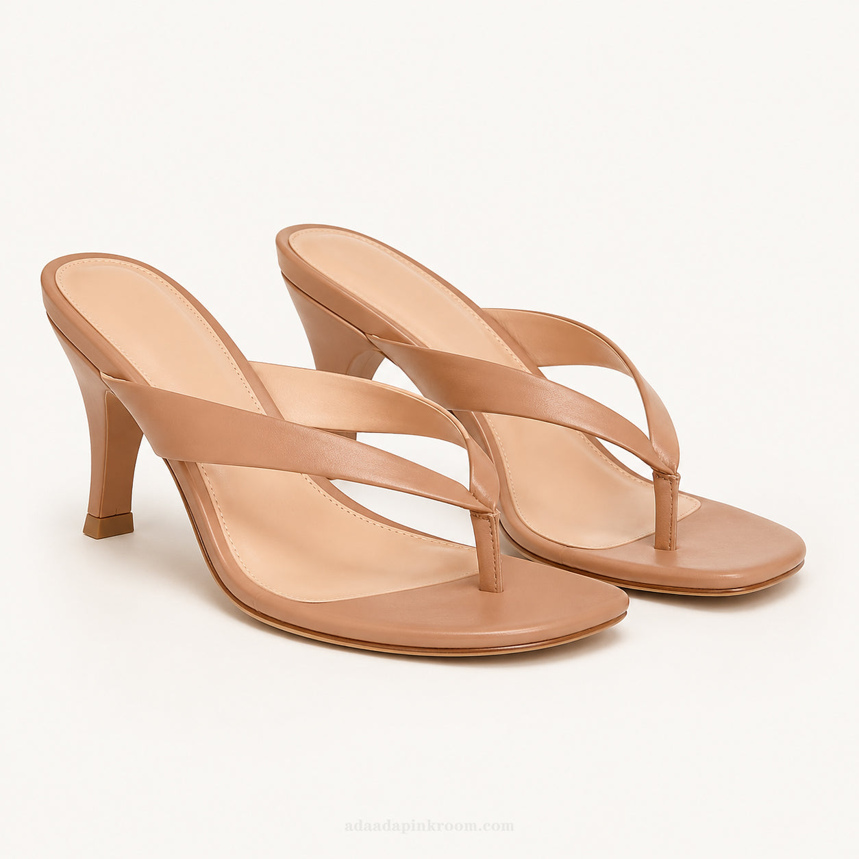 Heeled Thong Sandals