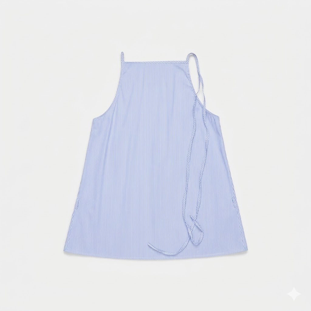 STRIPED TIE CAMISOLE TOP