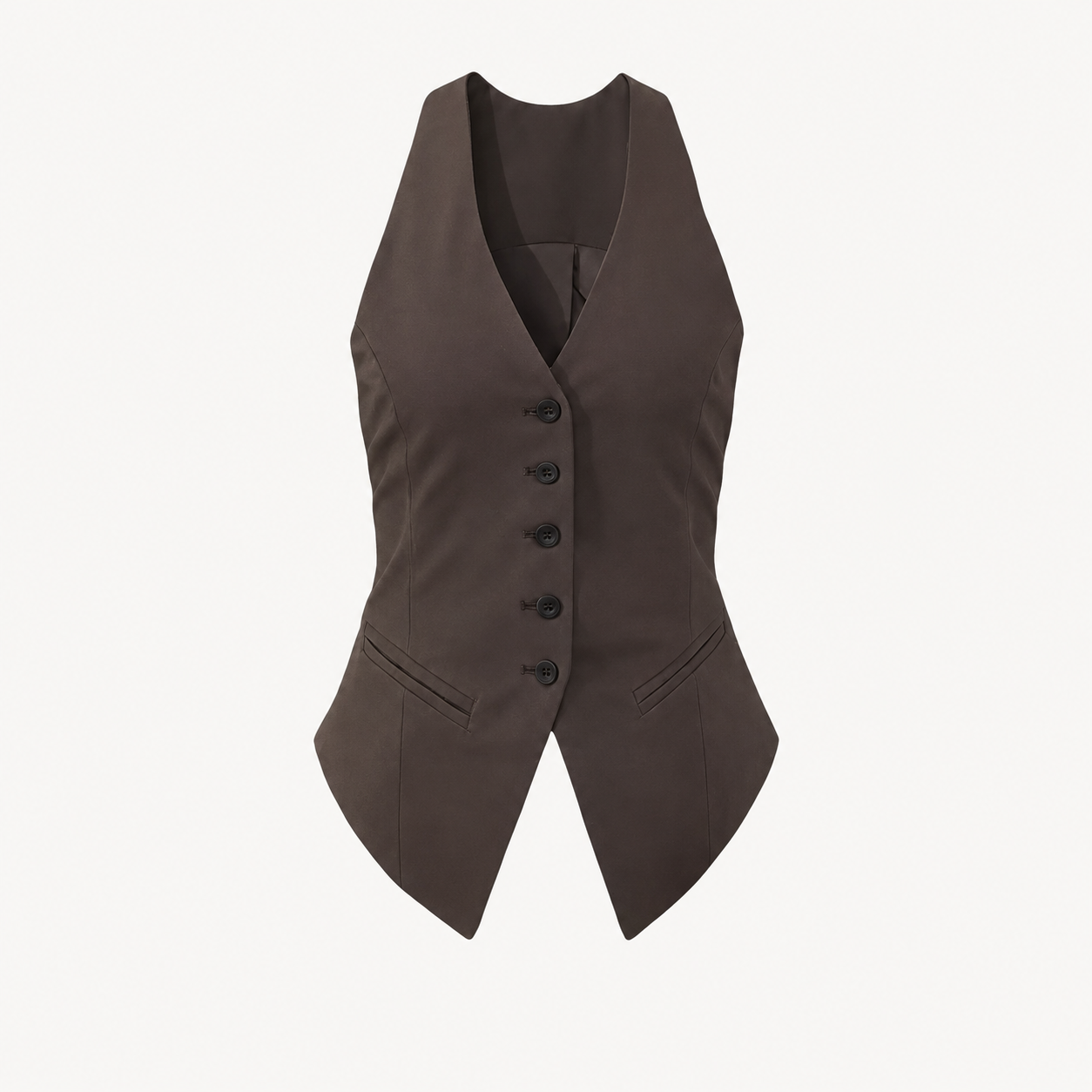 BUTTONED TAILORED VEST