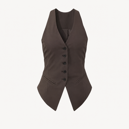 BUTTONED TAILORED VEST