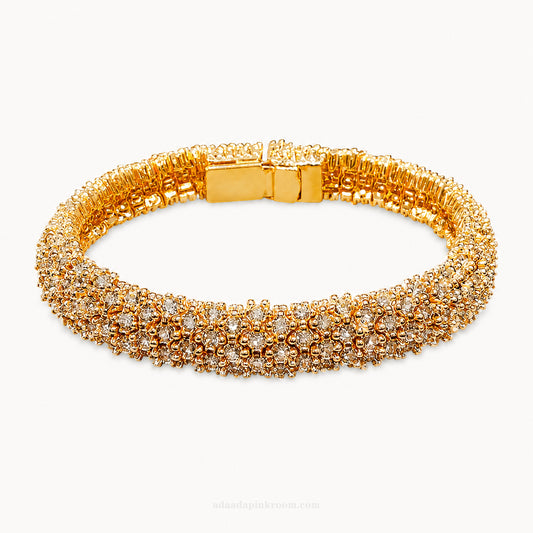 Gold Crystal Bracelet