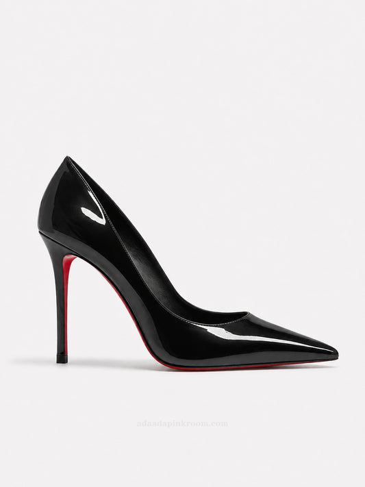 Calfskin Pointed-Toe Pumps