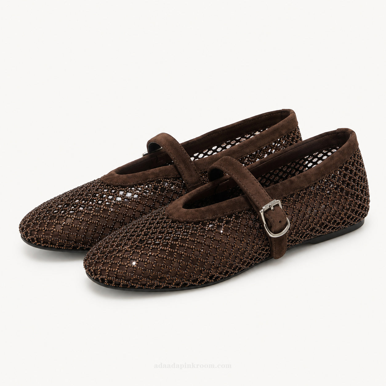 Mesh Mary Jane Flats