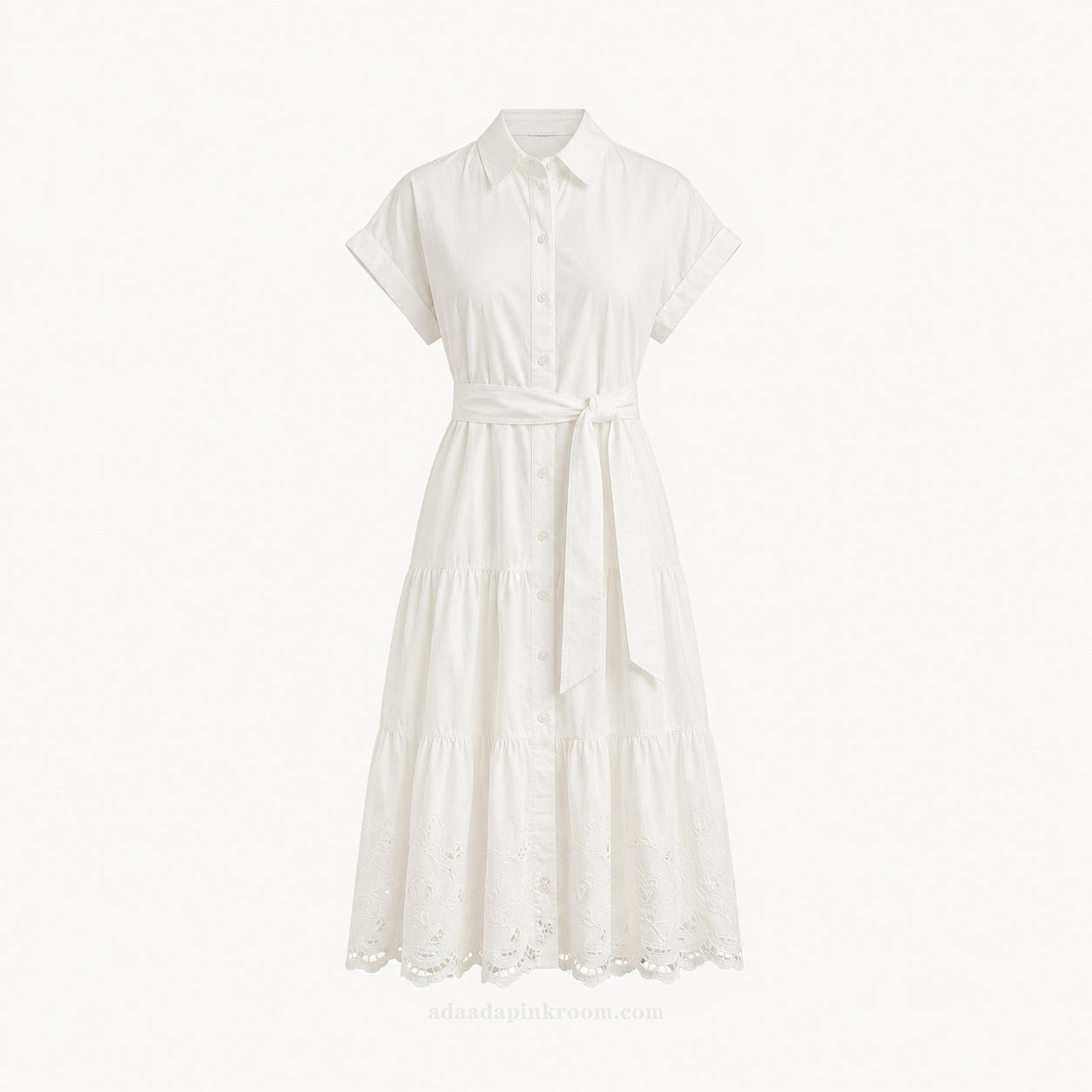 Belted Shirt Dress