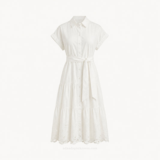 Belted Shirt Dress
