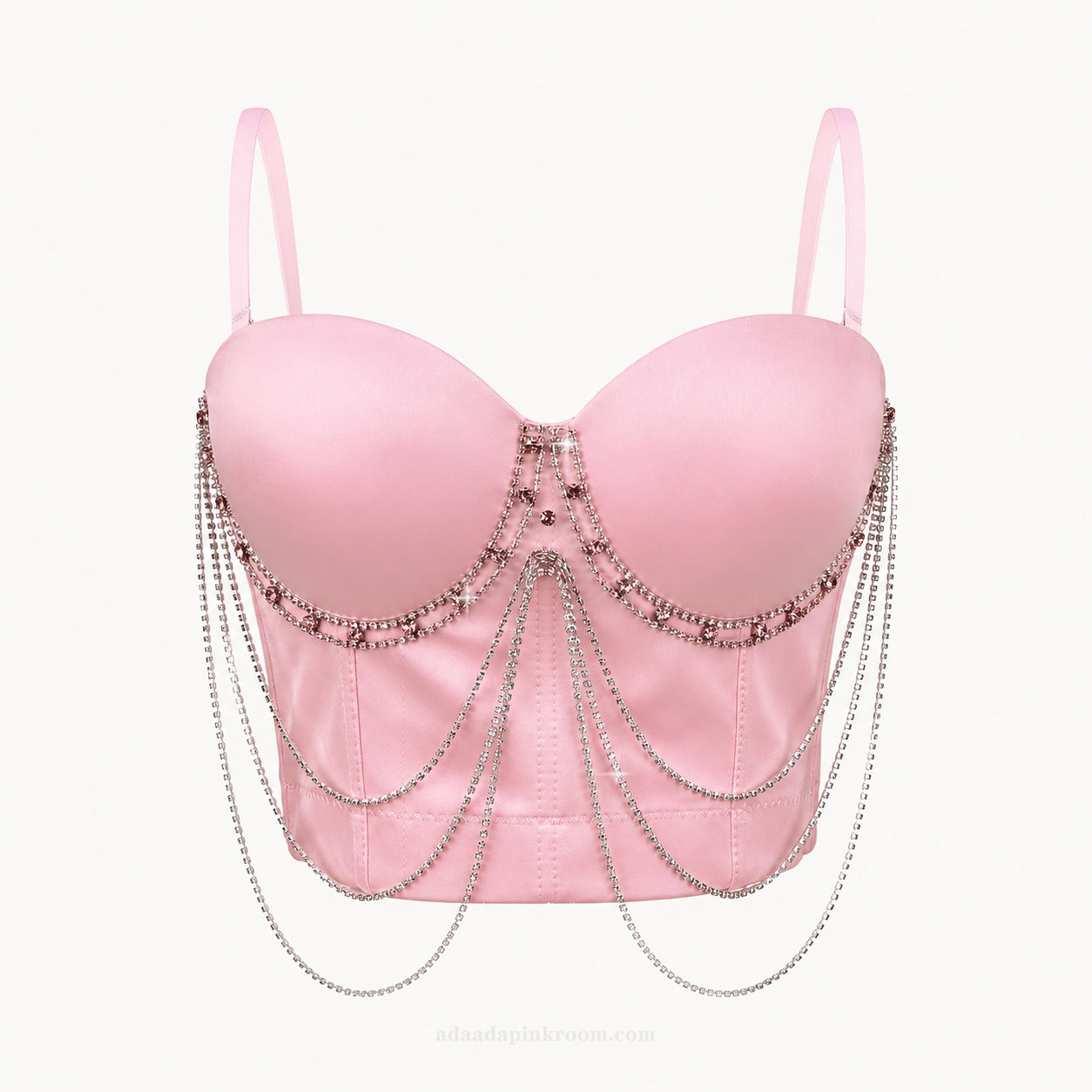 Embellished Corset Crop Top
