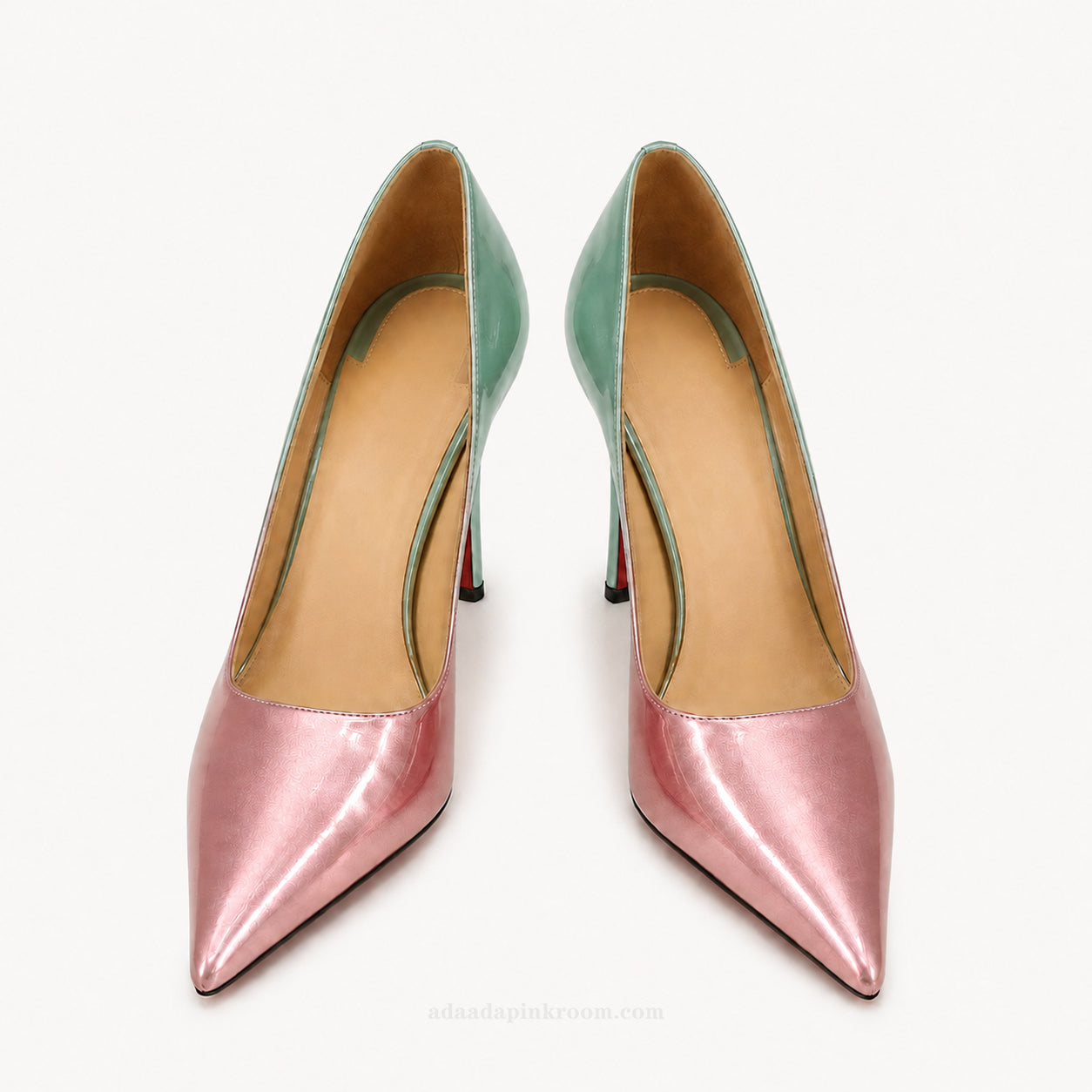 Calfskin Pointed-Toe Pumps