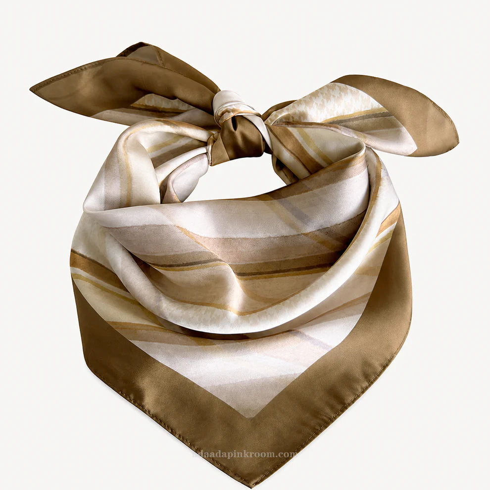 PRINTED SATIN SCARF