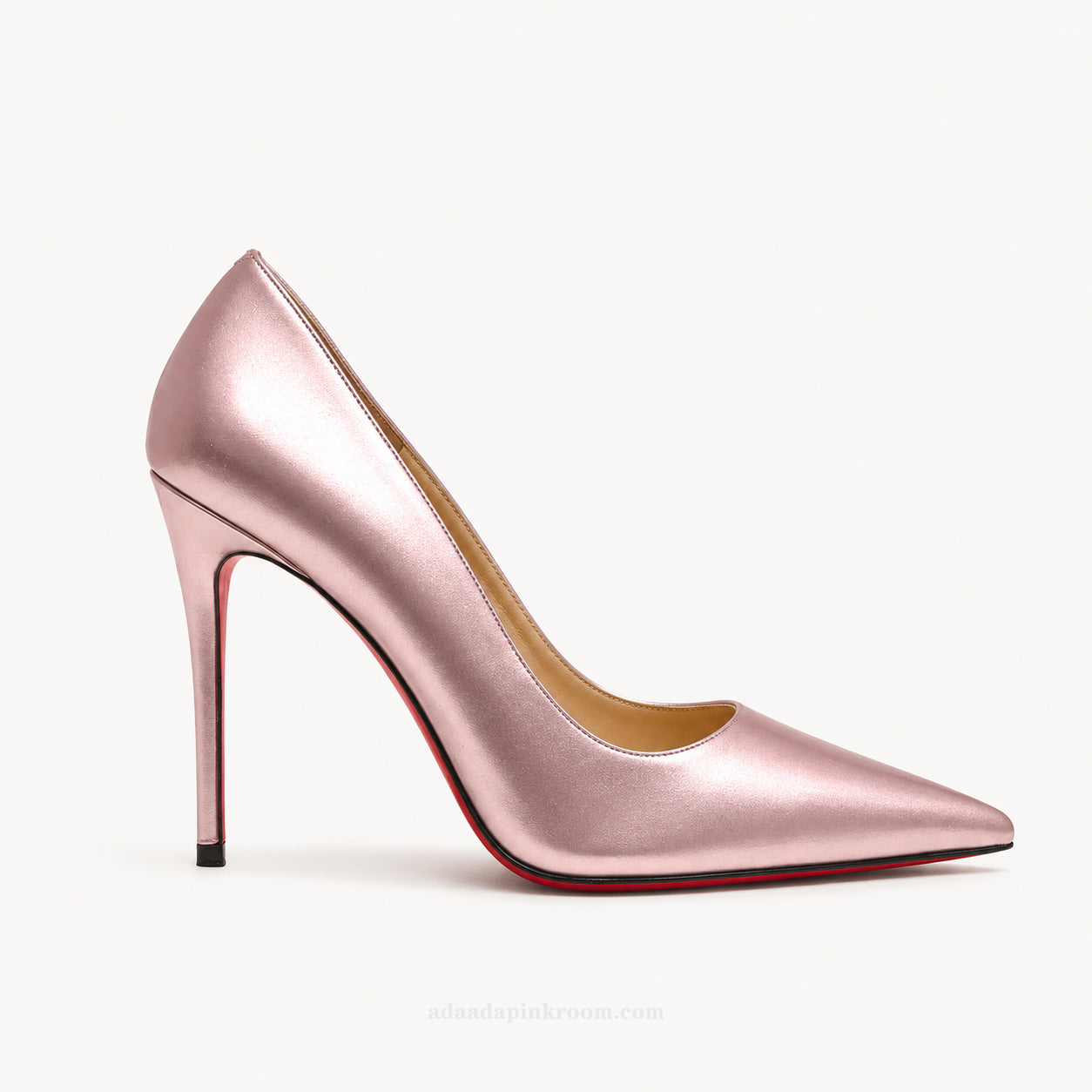 Calfskin Pointed-Toe Pumps