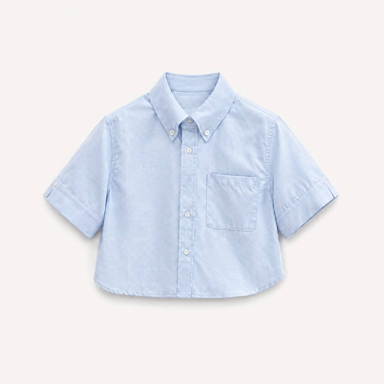 CROPPED SHIRT WITH POCKET