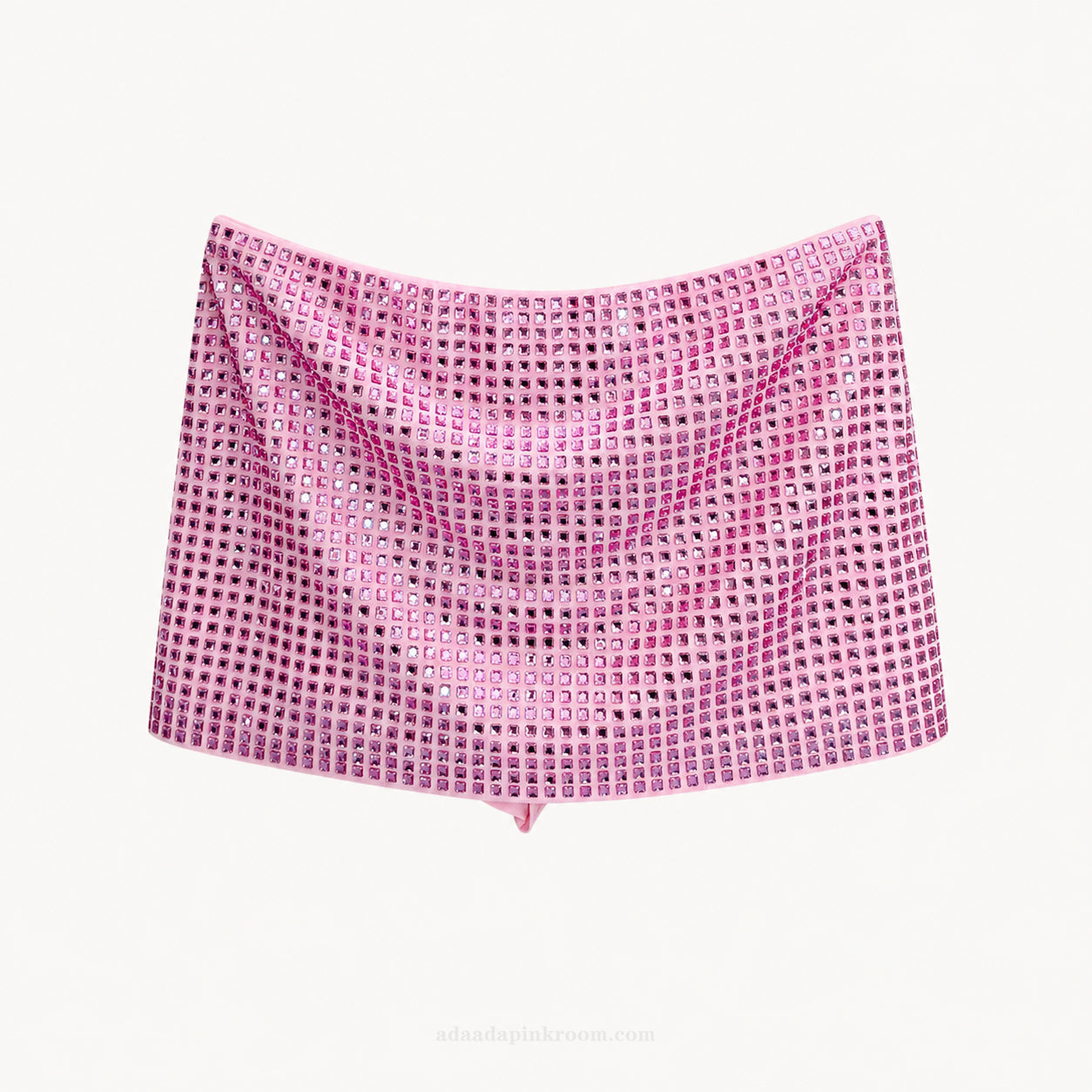 Rhinestone Mini Skirt