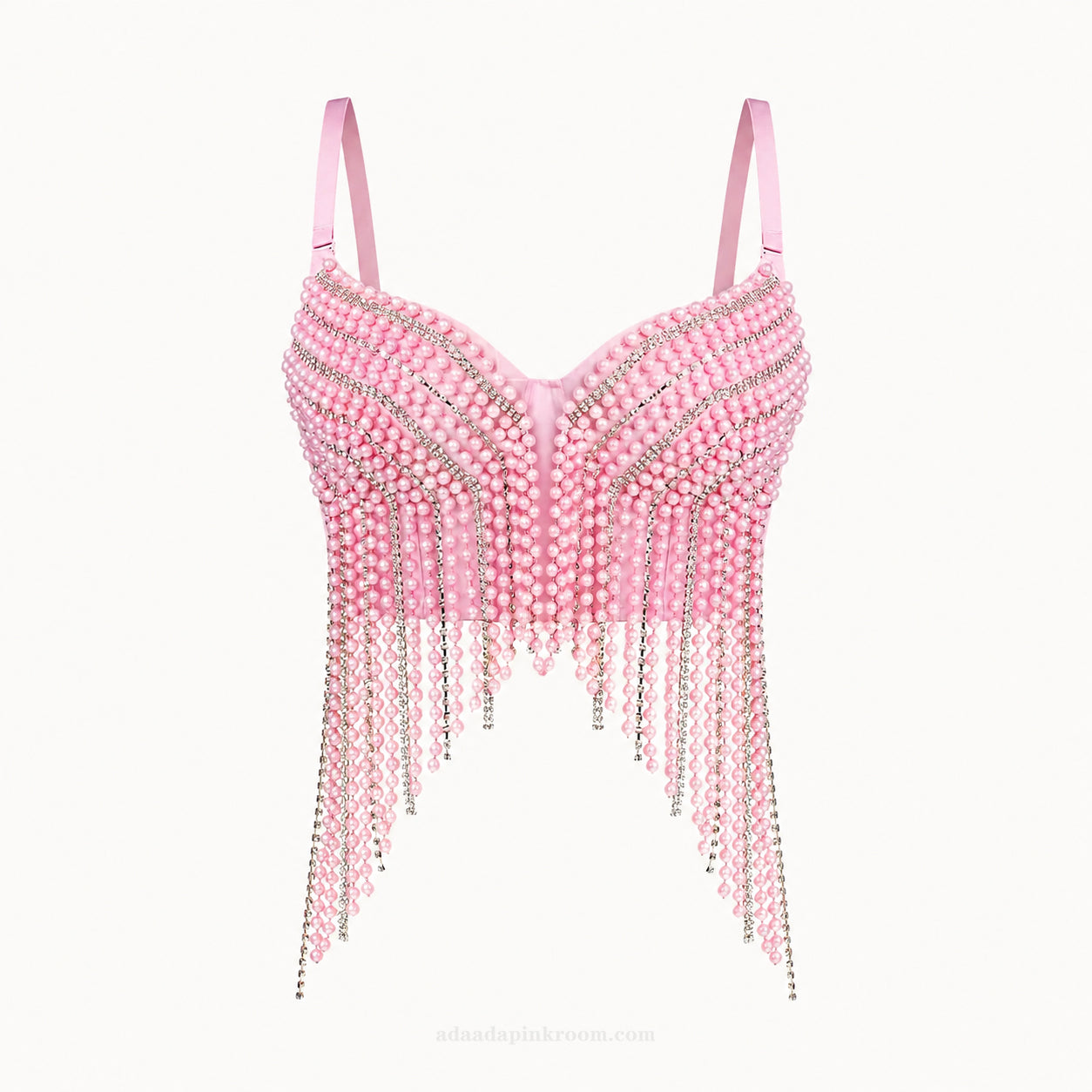 Embellished Corset Crop Top