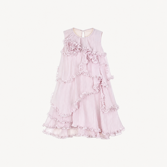 RUFFLED MINI DRESS