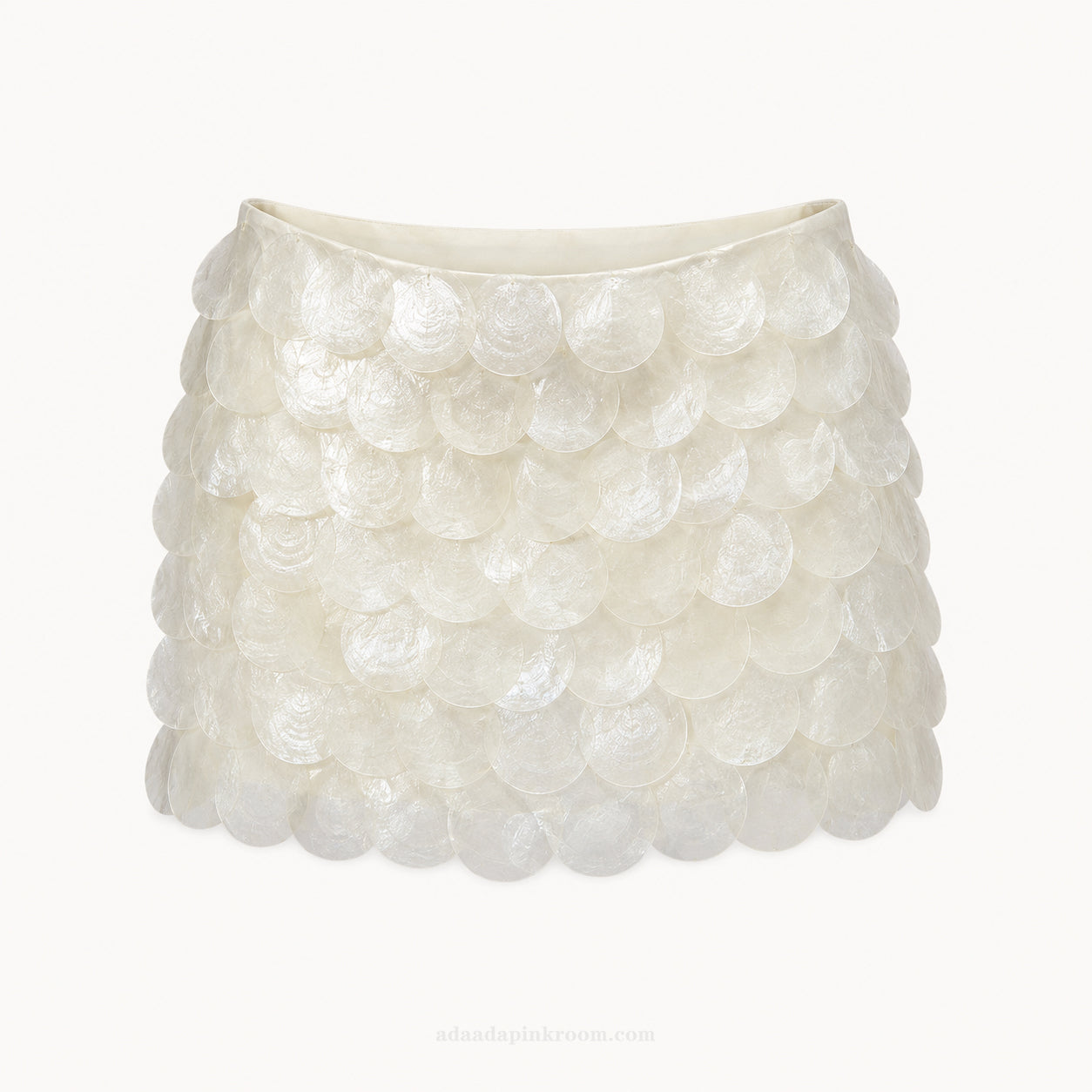 Disc Sequin Mini Skirt