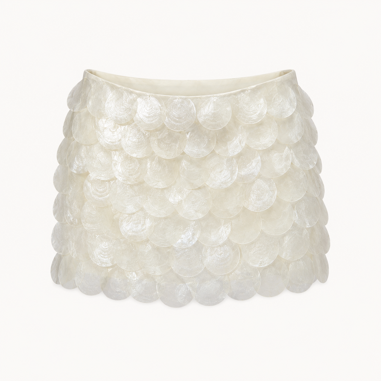 Disc Sequin Mini Skirt