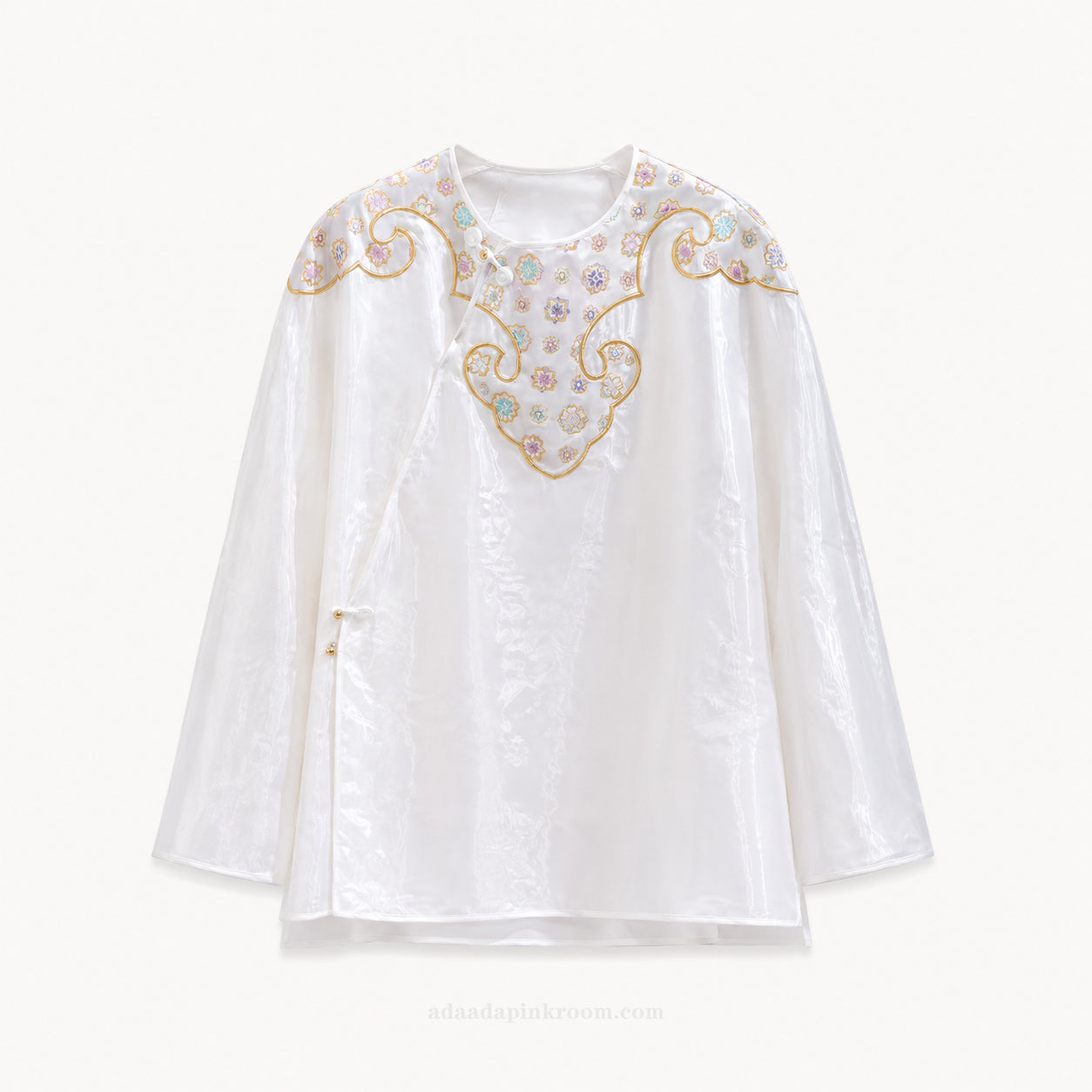 Mulberry Silk Jacquard Jacket