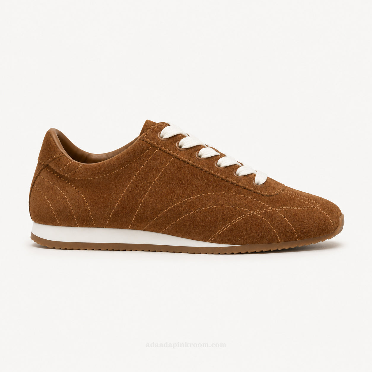 Soft Suede Lace-Up Sneakers
