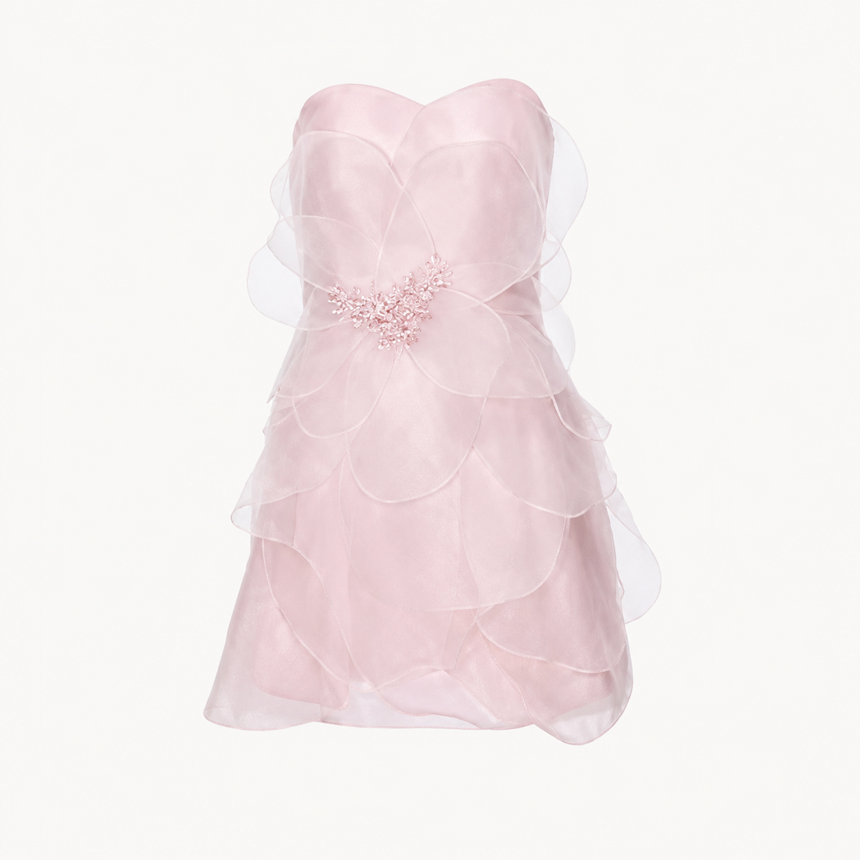 PETAL ORGANZA MINI DRESS
