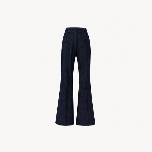FLARED DENIM PANTS