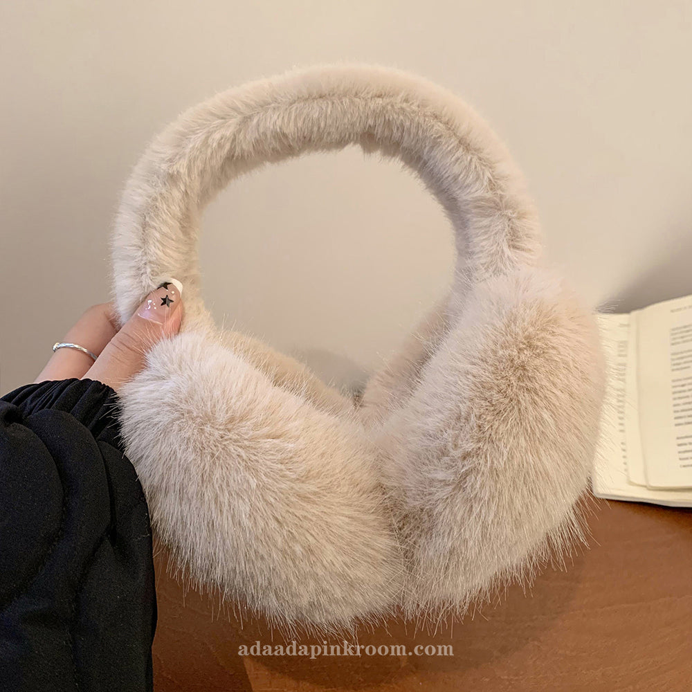 Plush warm earmuffs