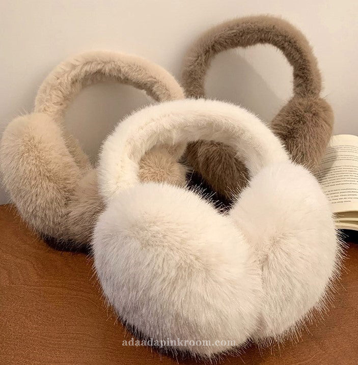 Plush warm earmuffs