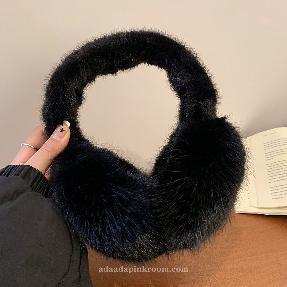 Plush warm earmuffs
