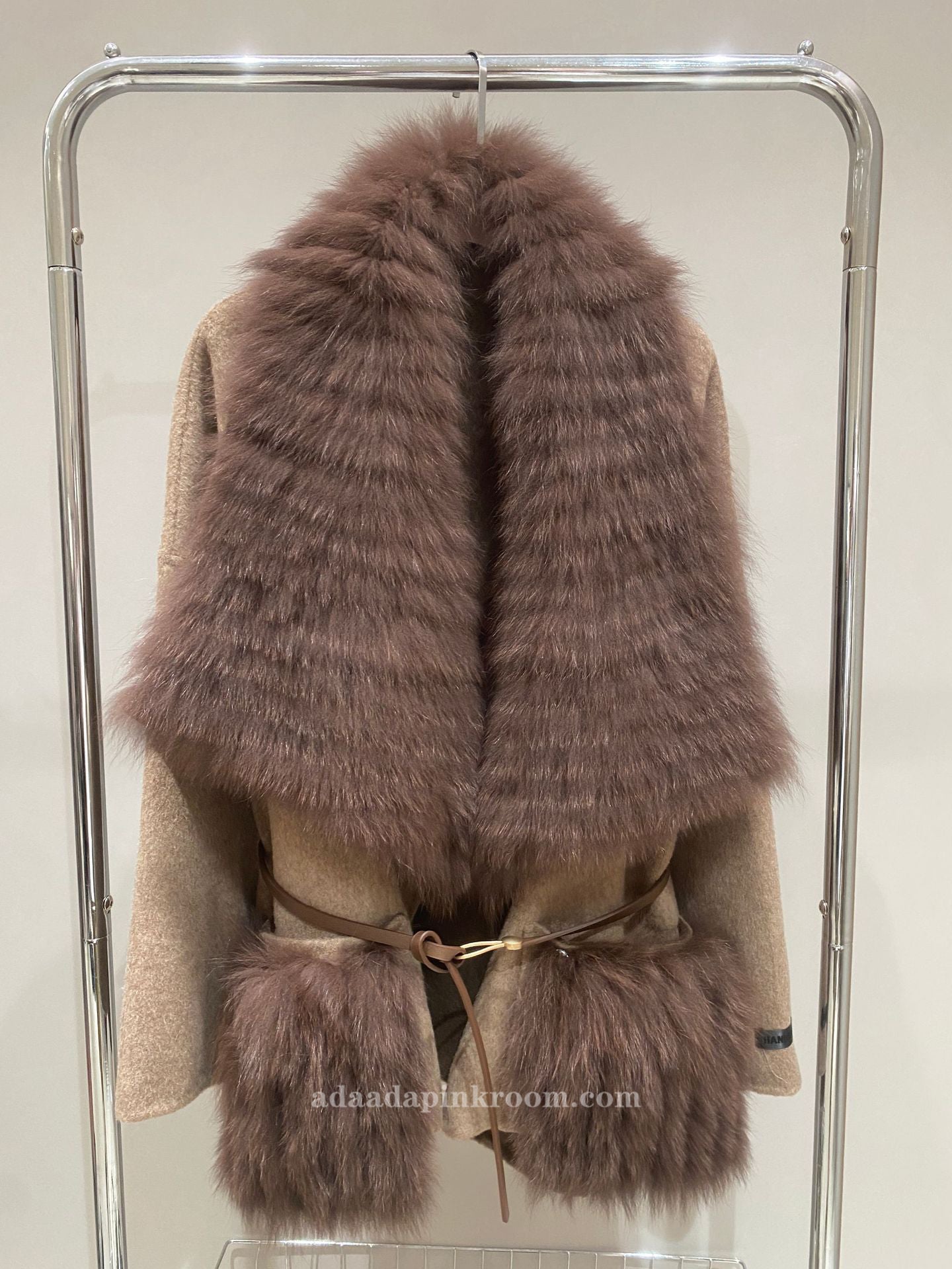 Fox fur coat