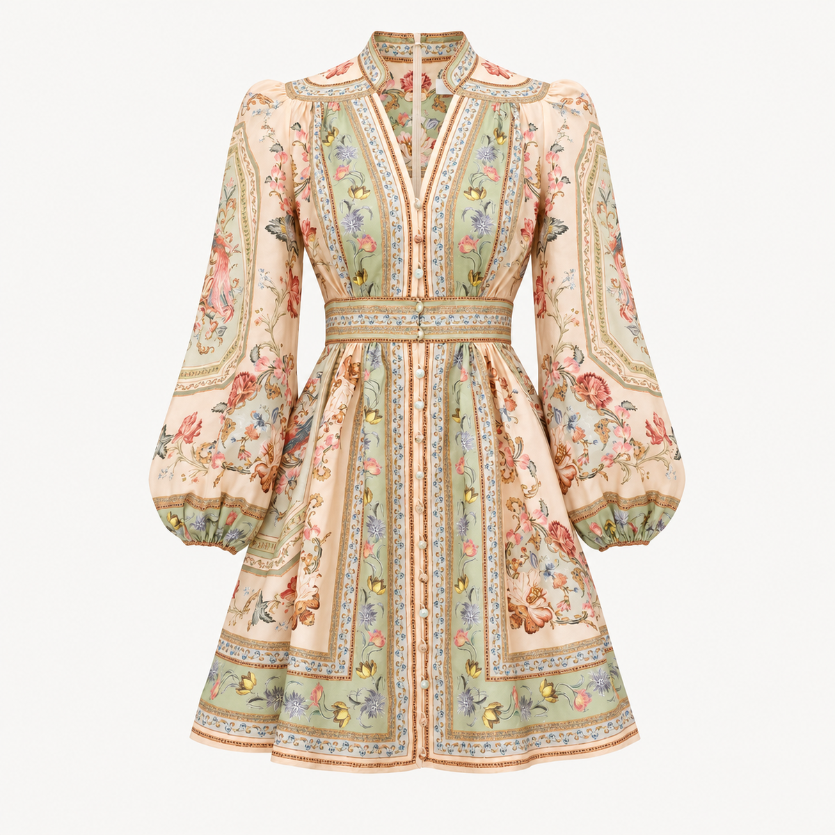 Marigold Floral Mini Dress