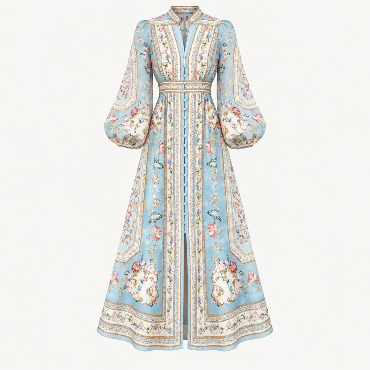 Celeste Floral Print Maxi Dress
