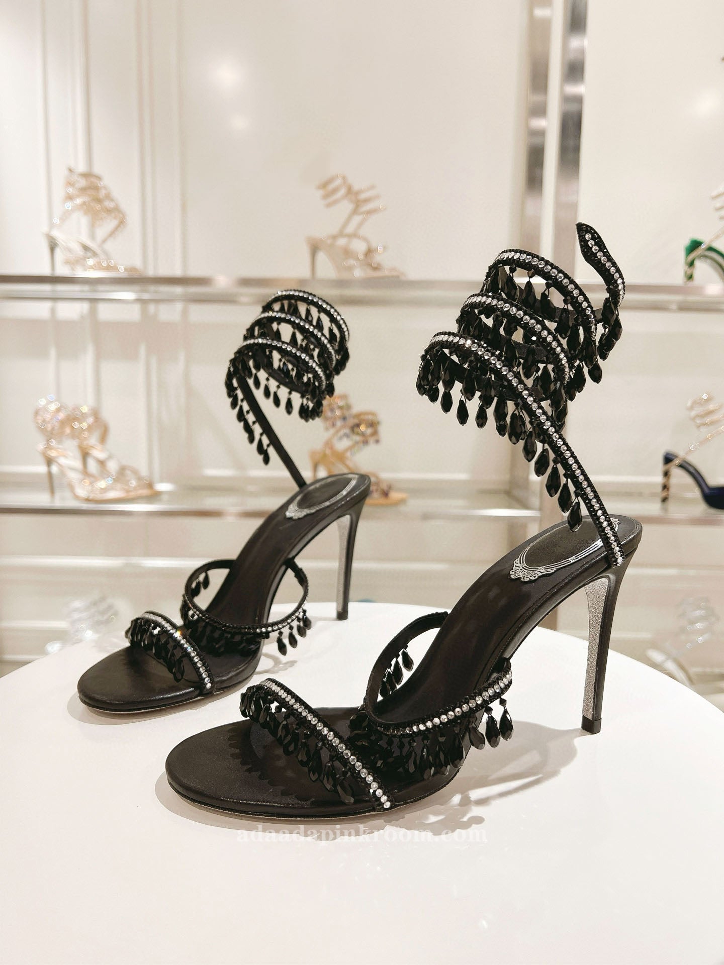 Stiletto crystal wedding shoes  2