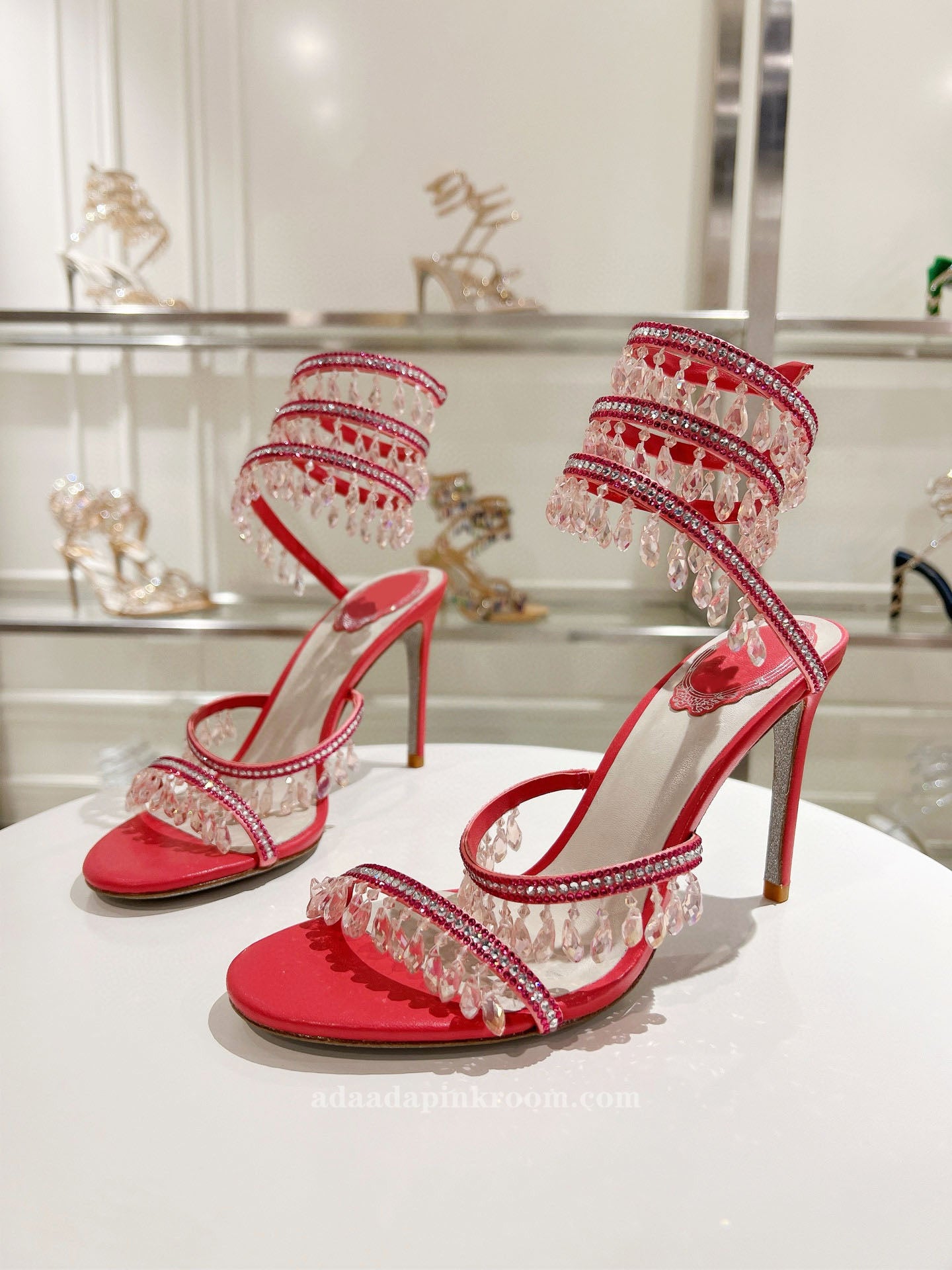 Stiletto crystal wedding shoes  2