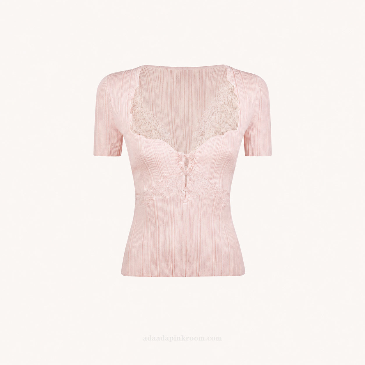 Lace Detail Knit Top