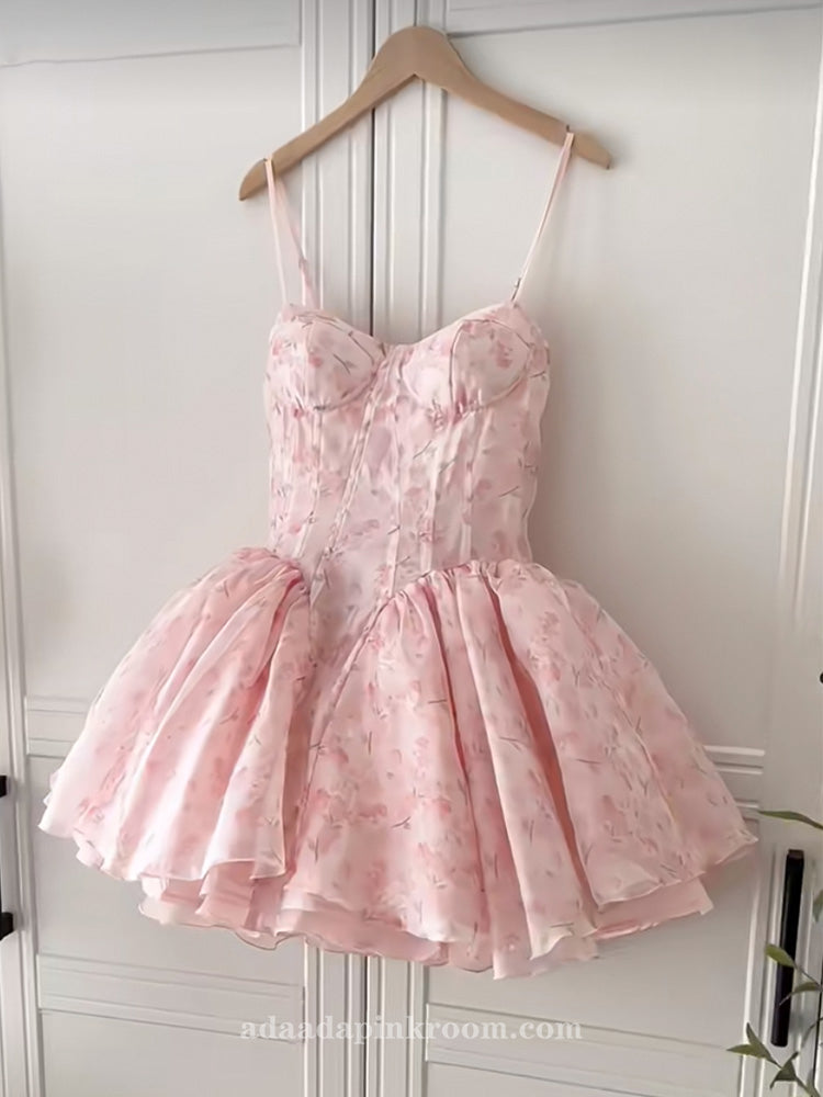 Printed suspender bars skirt