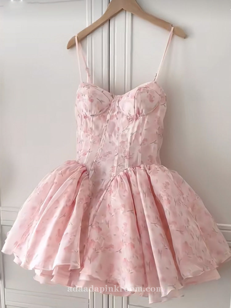 Printed suspender bars skirt