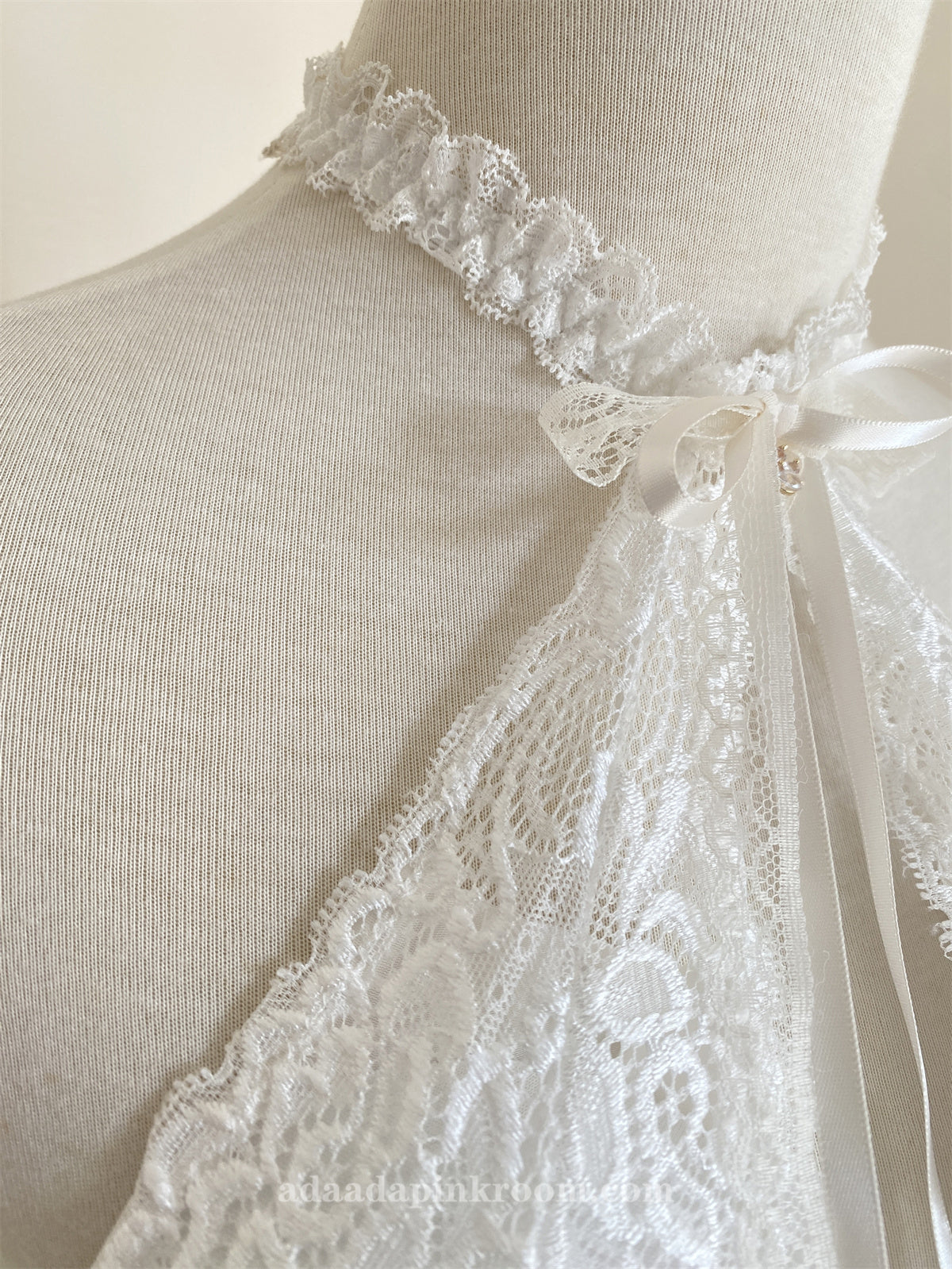 Lace hanging neck tube top underwear