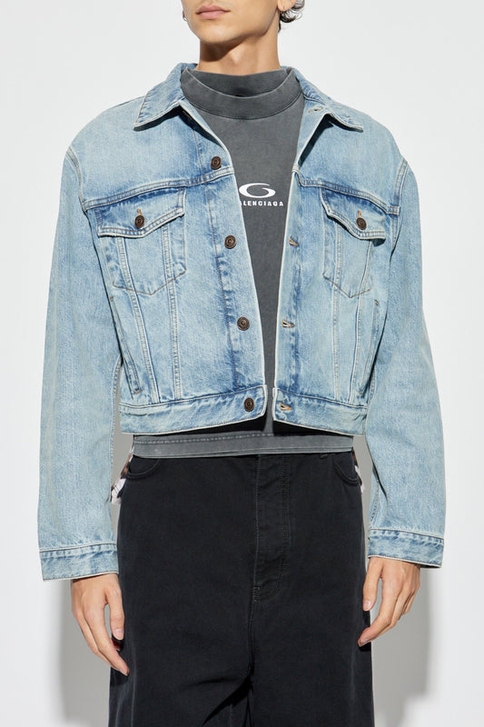 Short denim jacket