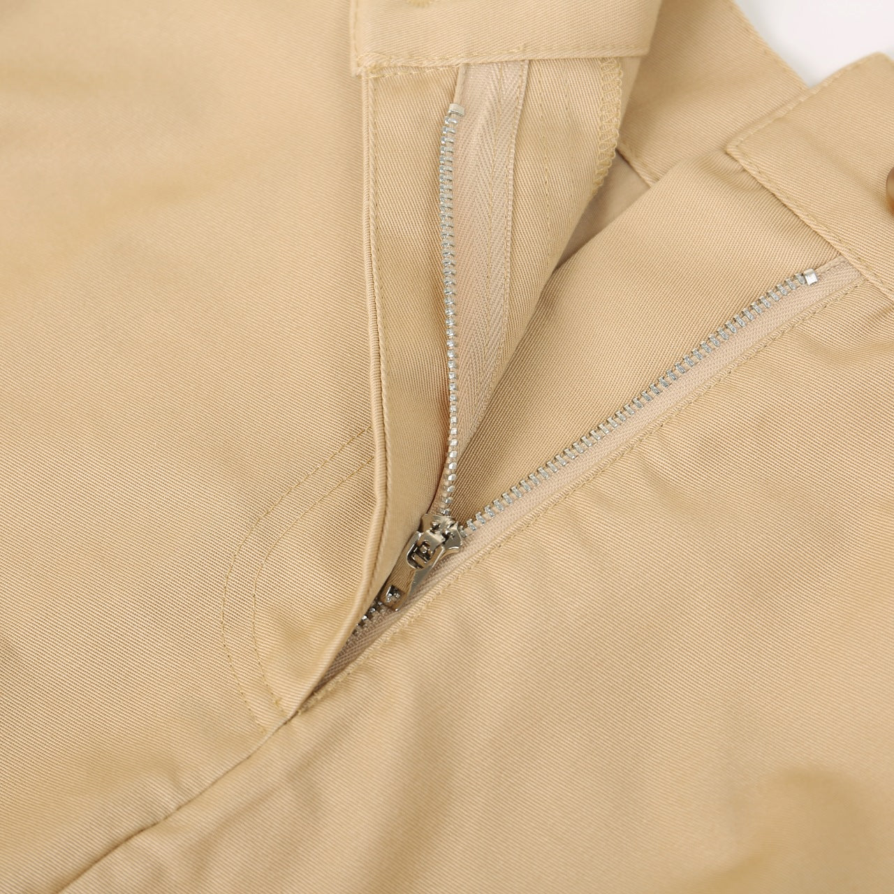 Draped skirt with belt
