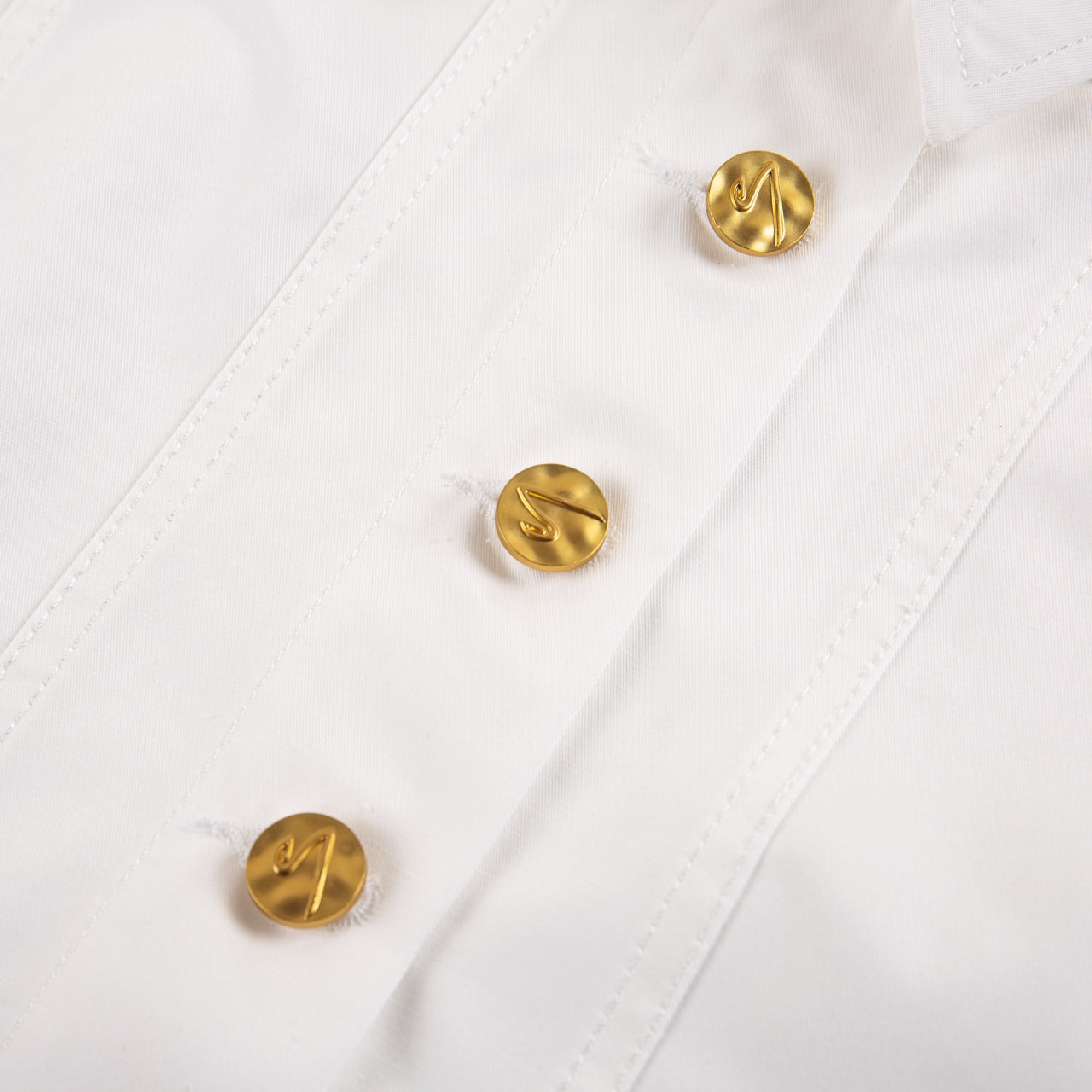Gold rivet denim jacket