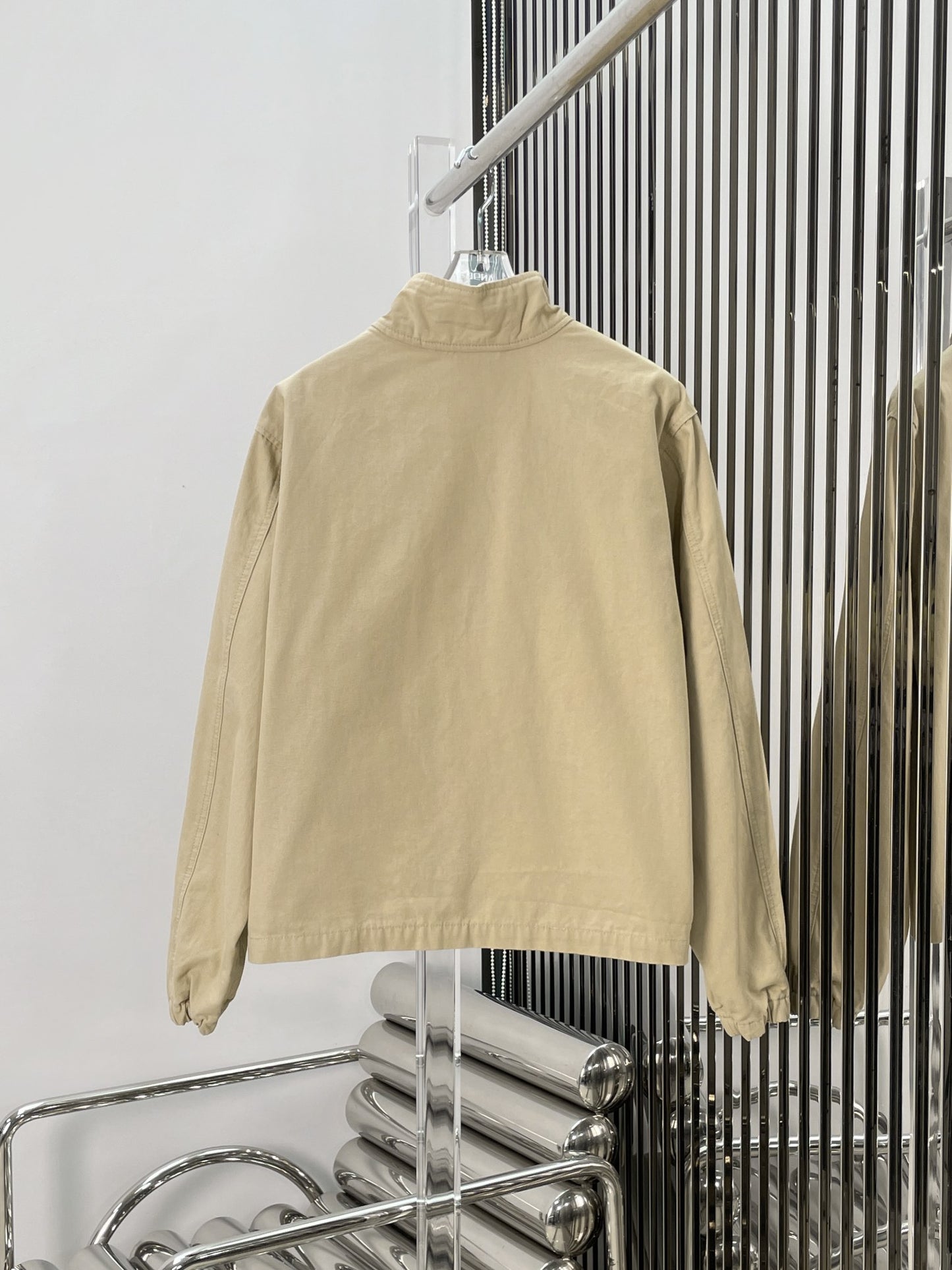 Embroidered Khaki jacket