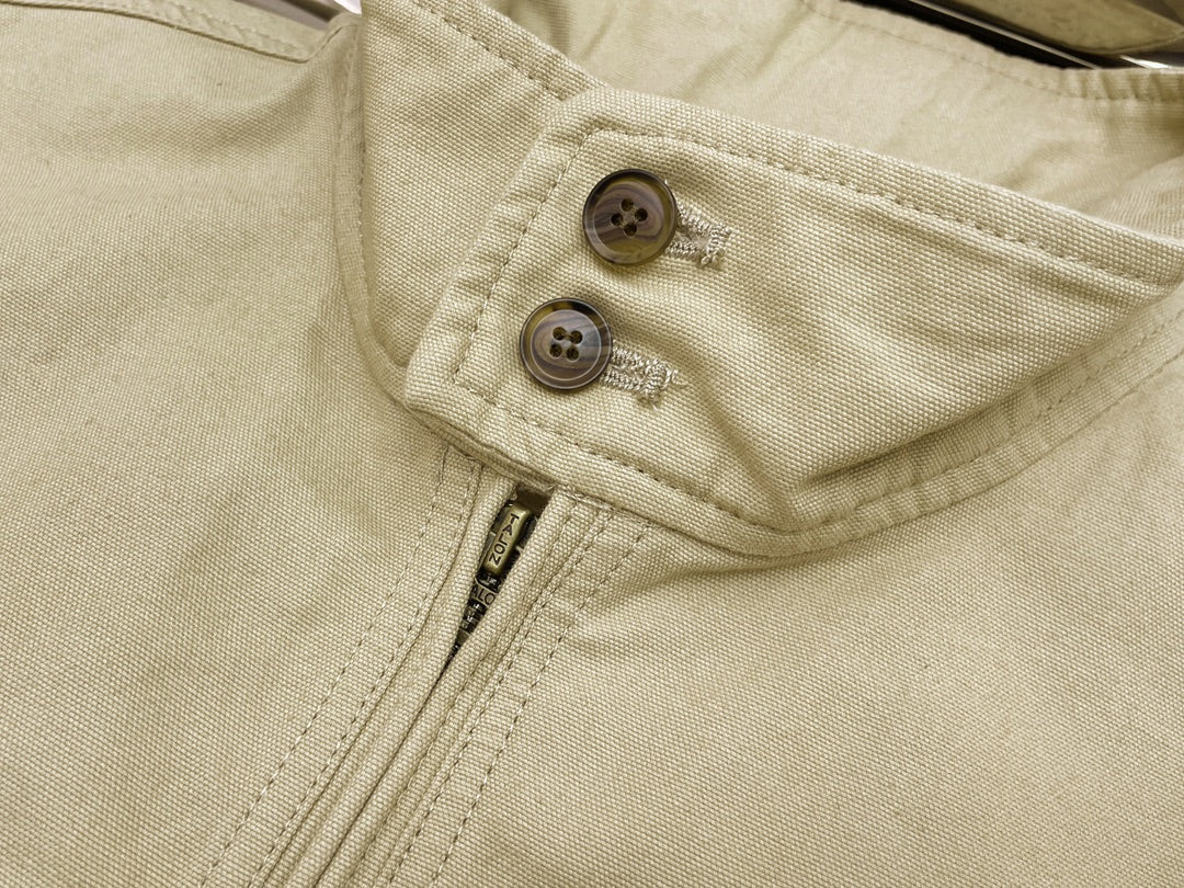 Embroidered Khaki jacket