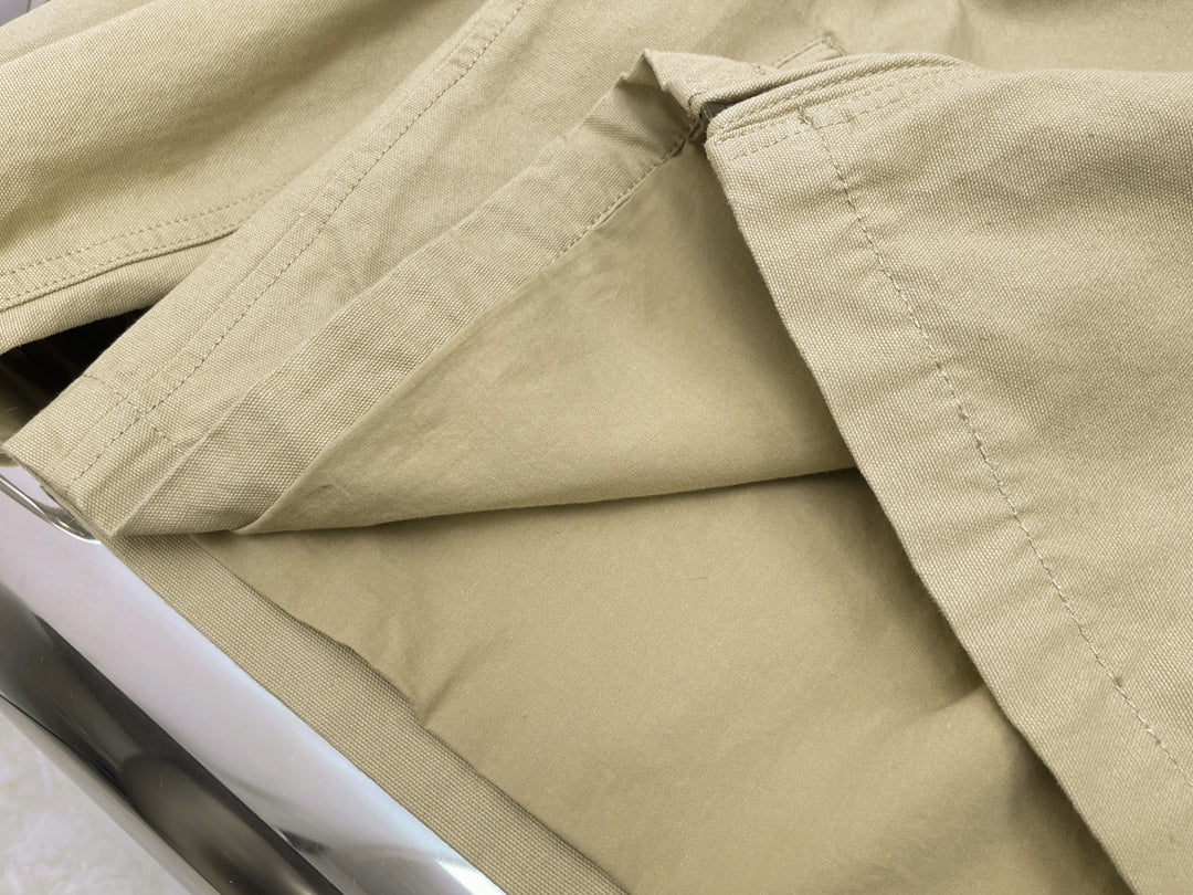 Embroidered Khaki jacket