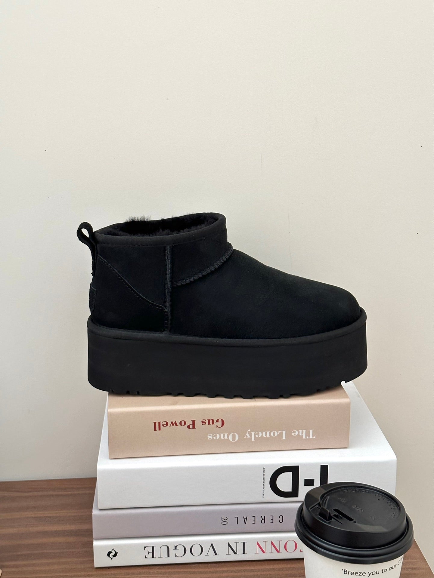 Thick-soled 5cm mini snow boots