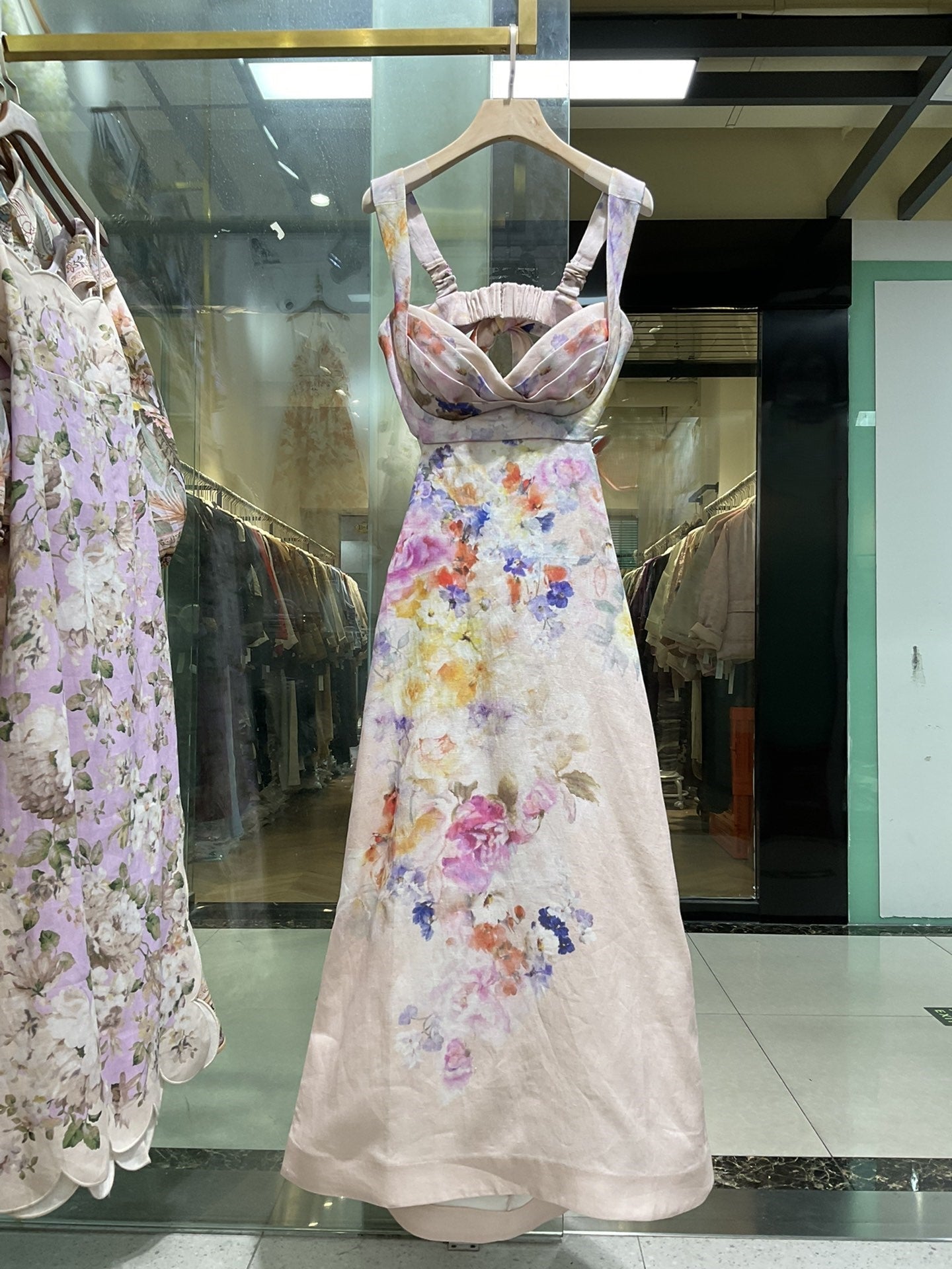 Floral colored dress