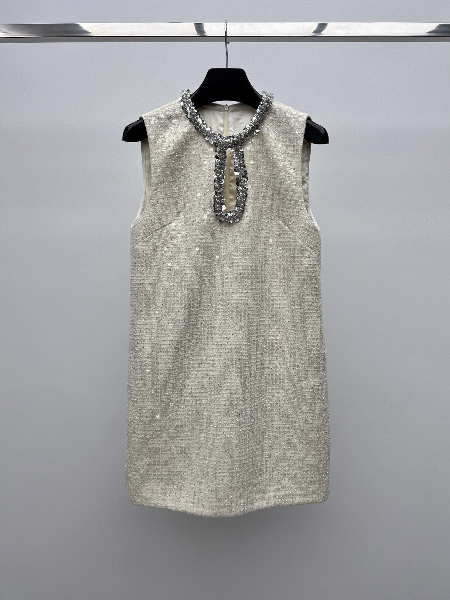 Beaded hollow dress