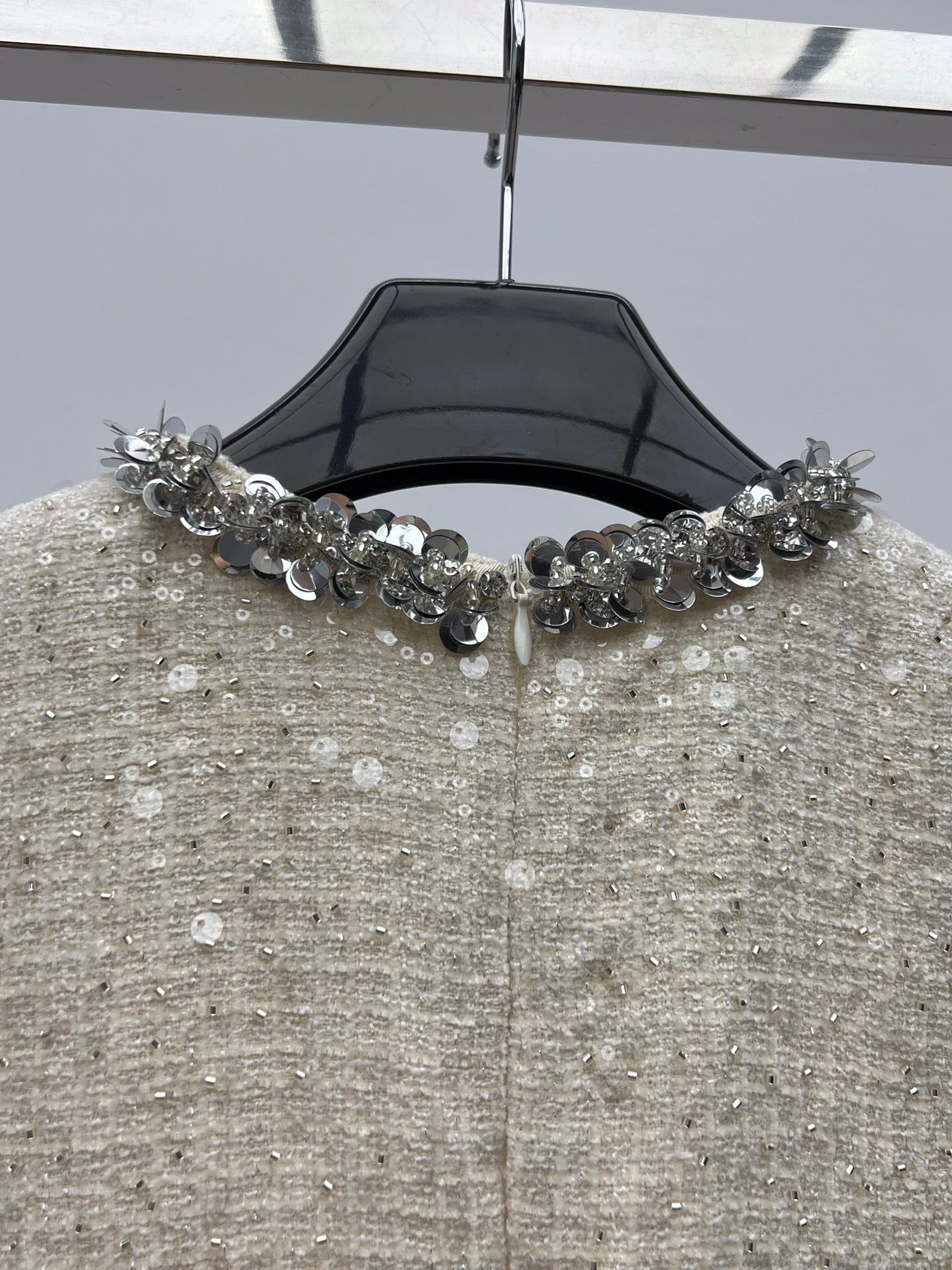 Beaded hollow dress