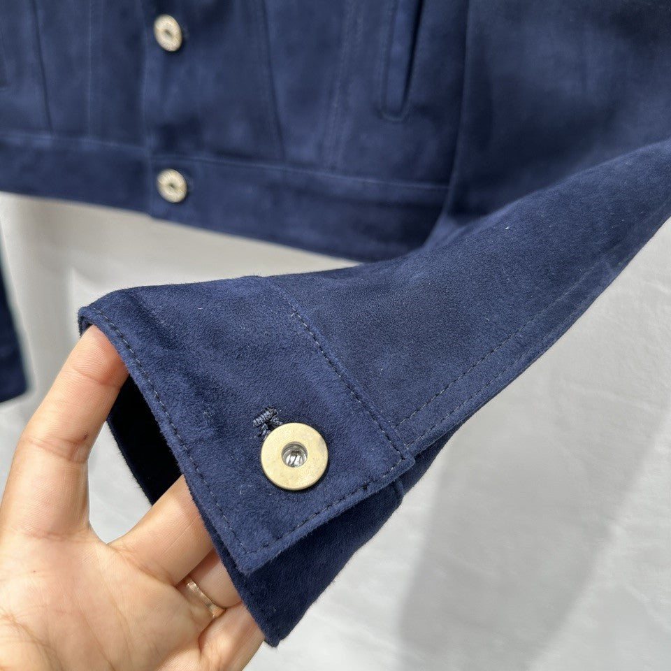 Gradient Vintage Leather Jacket